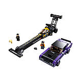 LEGO Speed Champions 76904 Mopar Dodge//SRT Top Fuel Dragster and 1970 Dodge Challenger T/A, фото 4