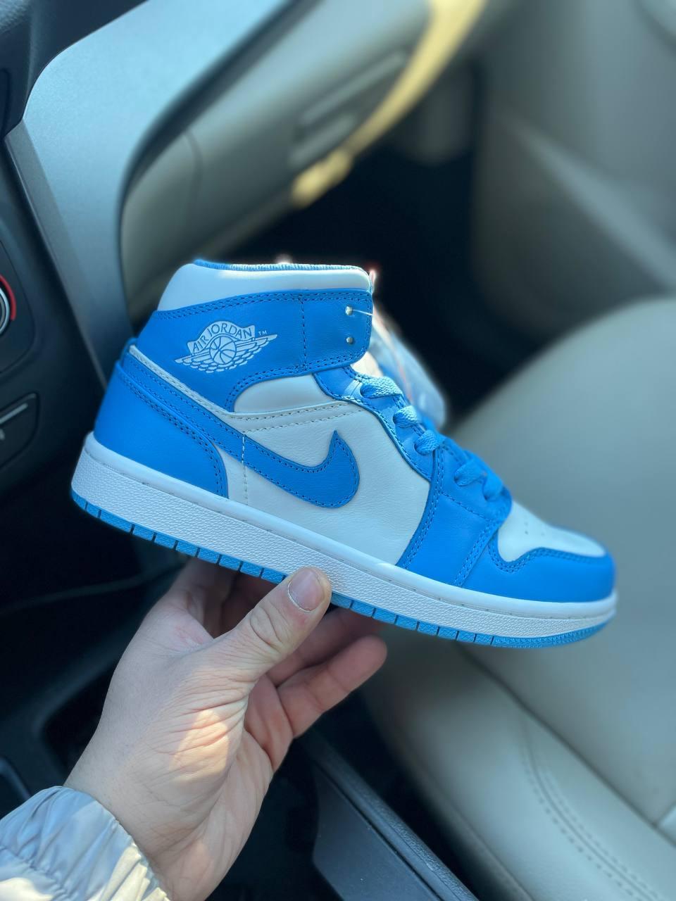 Жіночі кросівки Nike Air Jordan 1 Retro High Blue | Найк Аір Джордан 1 Голубі