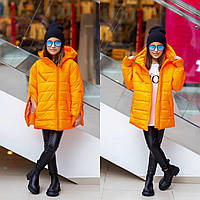 Куртка детская плащевка на 150 силиконе куртка удлиненная цвет малина лаванда оранж размеры от 128 до 158