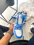 Жіночі кросівки Nike Air Jordan 1 Retro High Blue | Найк Аір Джордан 1 Голубі, фото 3
