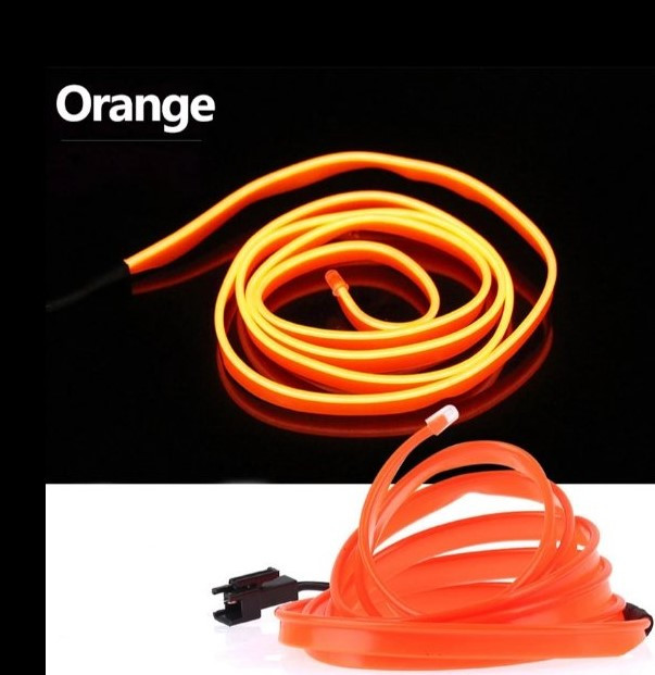 Неон Оранжевий з кантом, для швів 2.3 мм