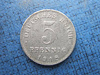 Монета 5 пфеннигов Германия империя 1918 А