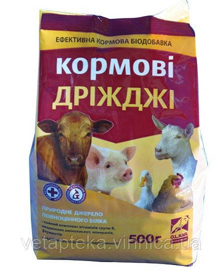 Дріжджі кормові, 500г