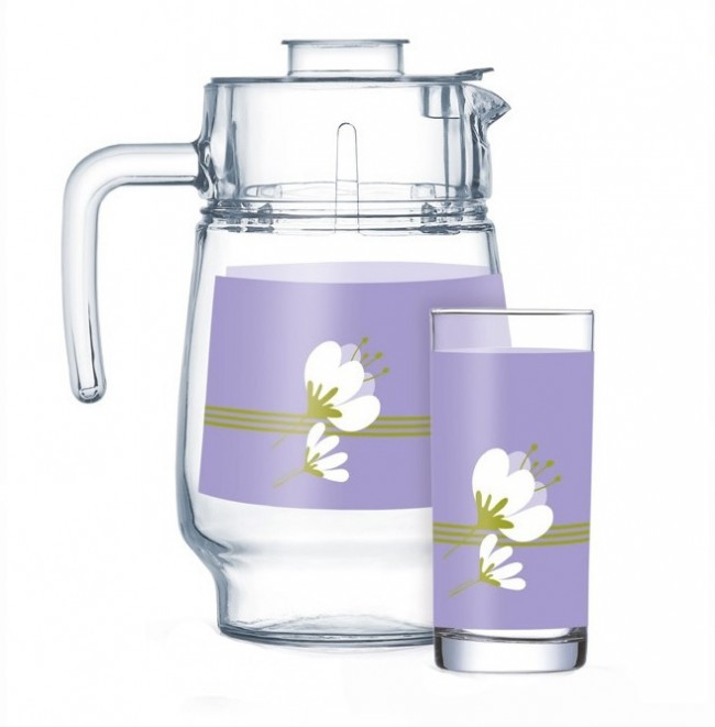 Набір для напоїв Luminarc Olivia Purple 7 предметів (Q5625)