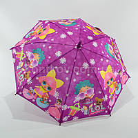 Дитяча парасолька "ЛОЛ" для дівчинки на 4-8 років