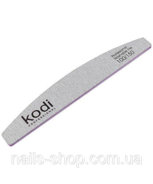 KODI ПИЛКА ДЛЯ НОГТЕЙ ЛУНА СЕРАЯ 100/150, фото 1