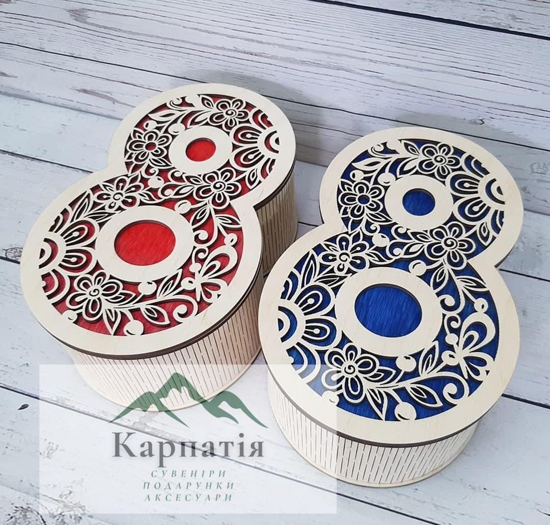 Подарункова скринька на 8 березня