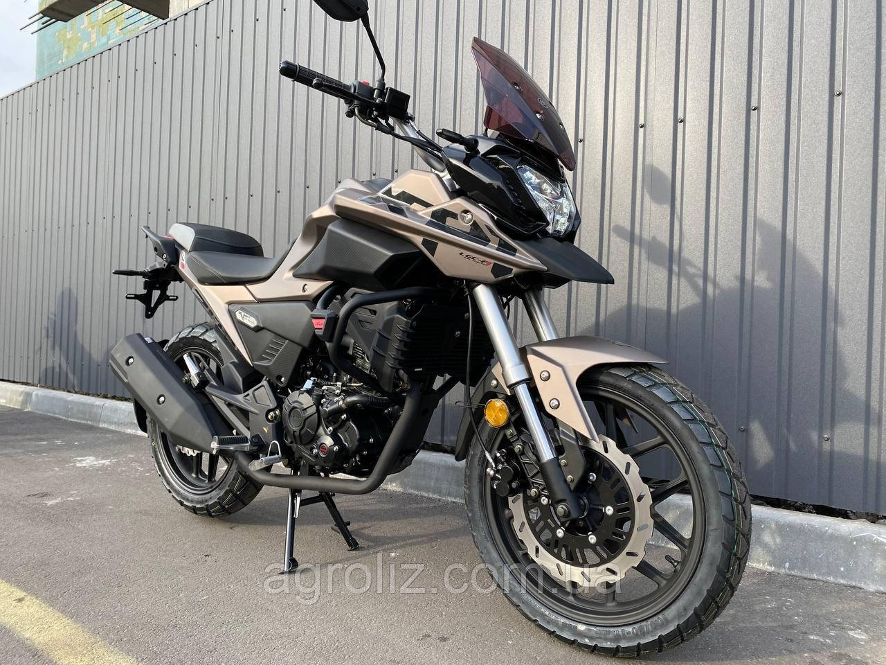 Мотоцикл Lifan KPT 200 колір платина, фото 1