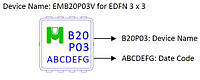 EMB20P03V, MOSFETs транзистор P канал, 30В 18А, QFN8