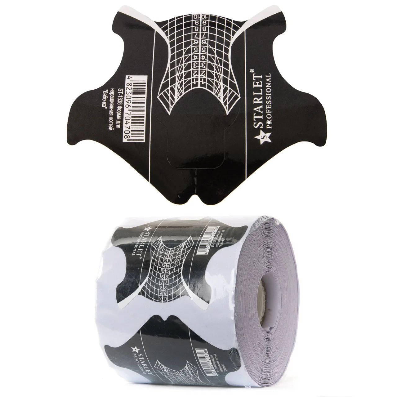 Форма для нарощування, метелик (500 шт.) рулон