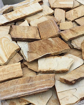 Сланець болгарський «Золото» / натуральний дикий камінь для облицювання та мощення