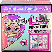 Стильний інтер'єр — набір із лялькою LEL Леді-Релакс на відпочинку LOL Surprise Furniture Chill Patio with Dawn Doll