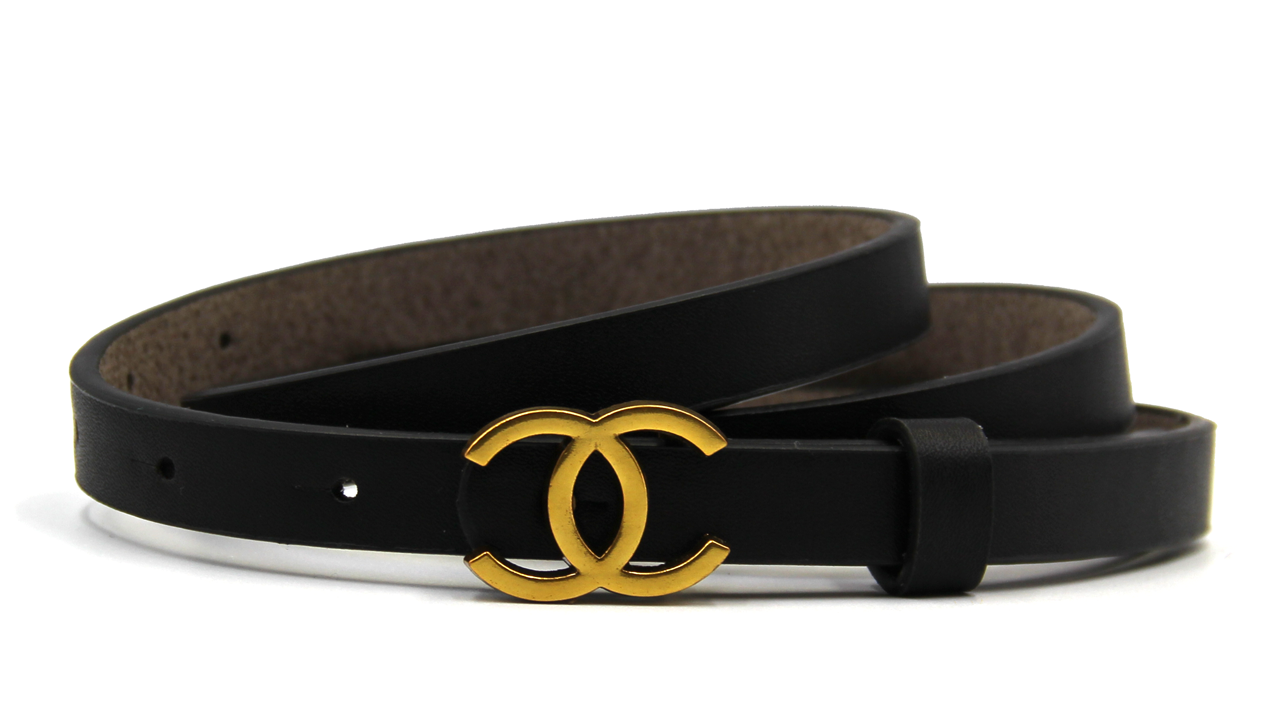 Ремінь Chanel жіночий вузький 15 мм, фото 1