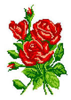 Набор для вышивания нитками крестом" Чайная Роза " Анютины глазки нитки мулине канва игла канва с рисунком