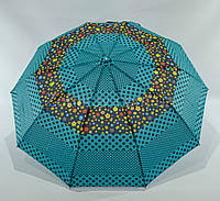 Женский зонтик полуавтомат "абстракция" на 10 спиц