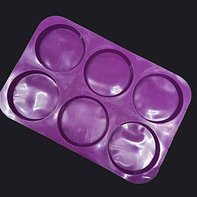 Силіконова форма для оладок, драніків і десертів фіолетова 4505