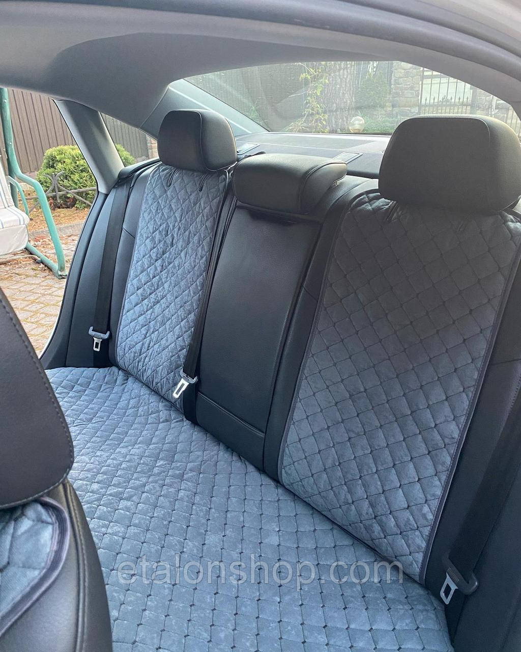 Накидки на сидіння. Повний комплект. Сірий