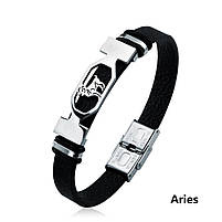 Браслет шкіряний «Знак зодіаку» Овен, Aries (21 березня – 20 квітня), фото 3