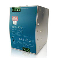 Блок питания Mean Well на дин рейку 480W DC24V IP20 NDR-480-24