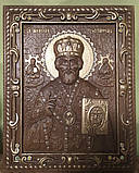 Різьблена ікона Святий Миколай Чудотворець, фото 2