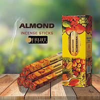 Аромапалочки благовония для дома ALMOND (шестигранник) Миндаль