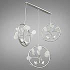 Сучасна люстра Світлячок у стилі модерн з хромовим каркасом та лампочками в комплекті D-HXD9142/3CH, фото 2