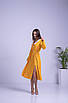 Гарне плаття "421", жовте, розміри 44,46,48,50, фото 5