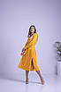 Гарне плаття "421", жовте, розміри 44,46,48,50, фото 4