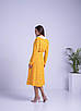 Гарне плаття "421", жовте, розміри 44,46,48,50, фото 6