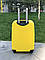 Чемодан дорожній на 4 колесах Carbon 310 Середній (М) Жовтий, фото 2