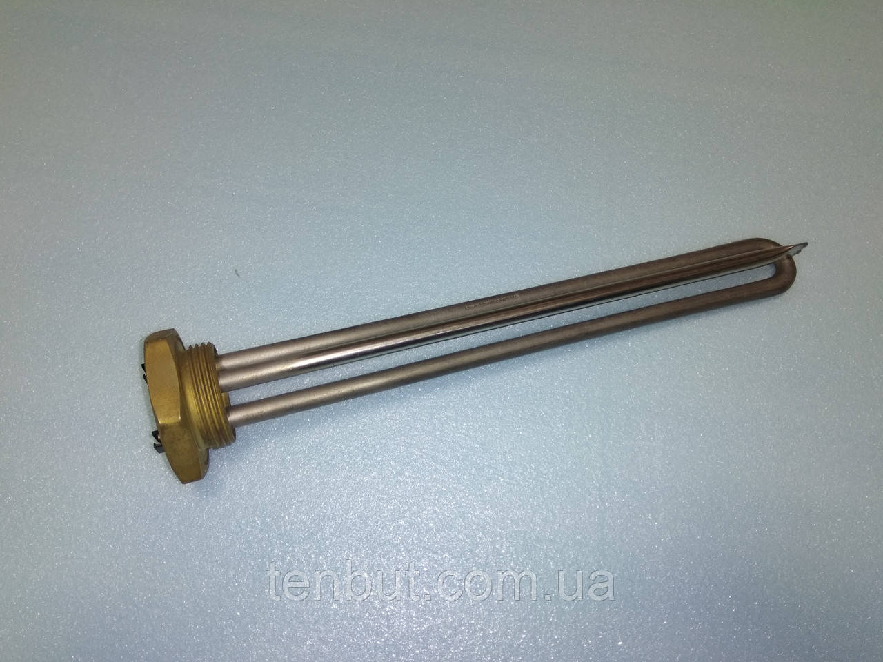 Тен різьбовий нержавіючий 1.1/4"дюйма різьблення 1,2 кВт.230В. без місця під магнієвий анод . Виробник Kawai .