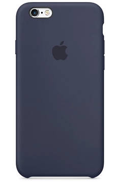 Силіконовий чохол із мікрофіброю всередині iPhone 6+/6S+ Silicon Case #08 Deep Blue