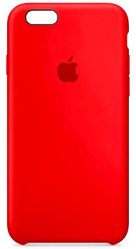 Силіконовий чохол із мікрофіброю всередині iPhone 6+/6S+ Silicon Case #14 Red