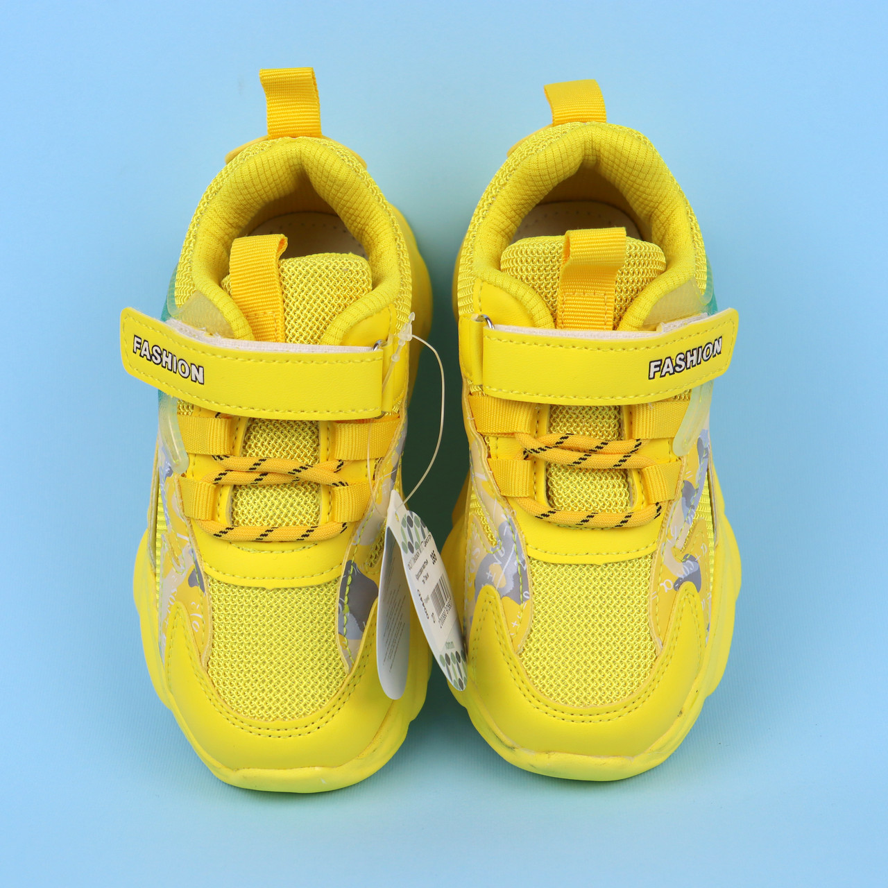 Кроссовки детские Желтые тм Tom.m размер 29 - стелька 18 см - фото 7 - id-p211095368