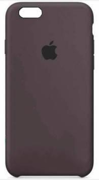 Силіконовий чохол із мікрофіброю всередині iPhone 6+/6S+ Silicon Case  #34 Cocao