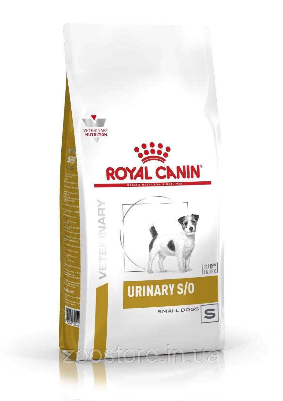 Корм сухий Royal Canin для собак при захворюваннях нижніх сечовивідних шляхів URINARY S/O SMALL DOG 1.5 kg