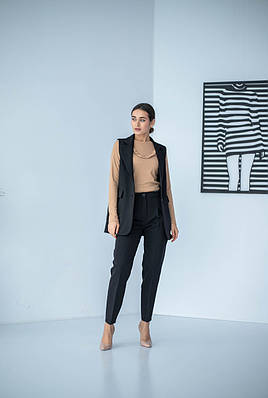 Стильний брючний костюм "422" Розміри 44