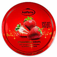 Леденцы (конфеты) Со вкусом клубники Kalfany Strawberry Drops 150г