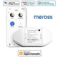 Розумне реле Meross Smart Wi-Fi Switch (MSS710HK) Apple HomeKit, Amazon Alexa, Google Assistant, SmartThings