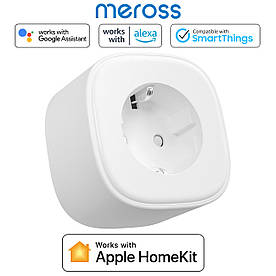 Розумна розетка Meross Smart Wi-Fi Plug 16A (MSS210HK) Apple HomeKit Amazon Alexa Google Assistant SmartThings