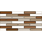 Плитка для стін Intercerama VITRO темно-коричнева 230*500