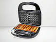 Мультипекарь Silver Crest SSMW 750 3в1 (сендвичница, вафельниця, гриль, 750 Вт, Німеччина), фото 5