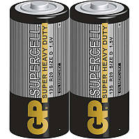 Батарейка сольова GP 13S-S2 Supercell R20 D (трей)