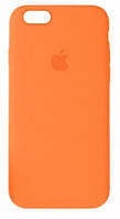 Силиконовый чехол с микрофиброй внутри iPhone 6+/6S+ Silicon Case #42 Apricot