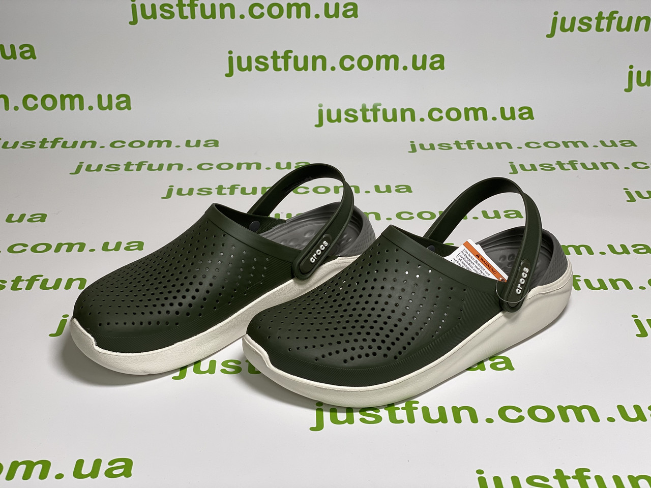 Crocs literide army clearance green