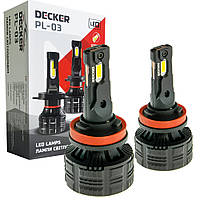 Лампа світлодіодна для фар DECKER LED PL-03 H11 5000K 12000LM 2 шт комплект