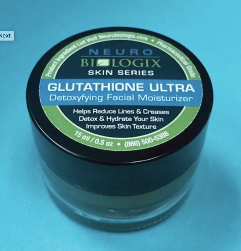 Neurobiologix Glutathione Ultra Facial Moisturizer and Detoxifier Cream / Крем для обличчя з глутатионом