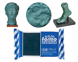Artista Formo Green, Артиста Формо 500 г зелена, самозастигальна глина для ліплення