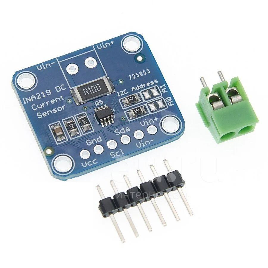 CU-219 INA219 Інтерфейс I2C модуль датчика контролю струму та напруги вольметр амперметр