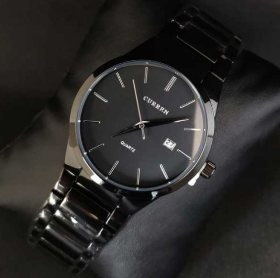 Добрі бюджетні кварцові годинники з металевим ремінцем, фото 1